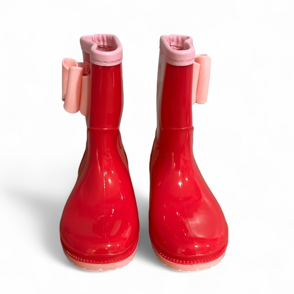 FUSHIA / PINK CHILDREN’S RAIN BOOTS - Picture 2 of 4